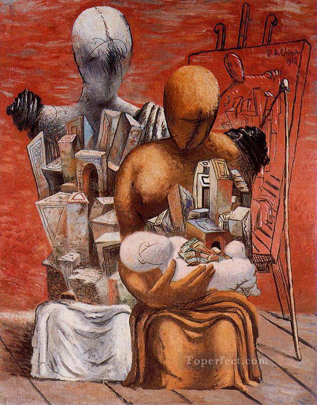 the painter s family 1926 Giorgio de Chirico Surrealism Oil Paintings